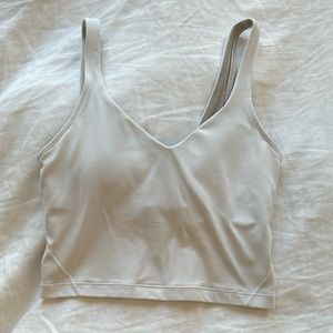 Lululemon White Align Tank Size 4